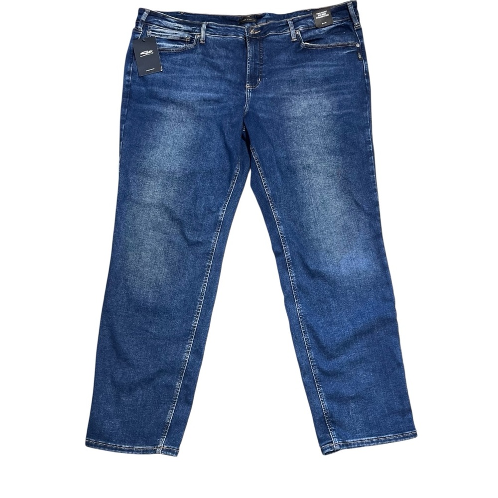 Silver Jeans Women’s Mid-Rise Straight Infinite Fit Jeans Sz. 3X